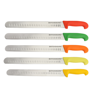 Kitchencare nhà bếp chuyên nghiệp dao không răng cưa lưỡi thép không gỉ <span class=keywords><strong>ham</strong></span> dao cho thịt cắt lát - Product Image 6