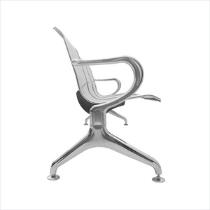 Silla de espera Bao Xian BX-RG350 de acero inoxidable con reposabrazos, banco de hospital, fila de sillas - Product Image 1