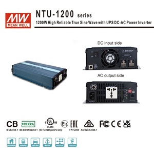 NTU-1200-212 เครื่องสำรองไฟฟ้ากระแสตรงเป็นกระแสสลับ 1200 วัตต์ ความน่าเชื่อถือสูง คลื่นไซน์บริสุทธิ์ 12 โวลต์ พร้อมฟังก์ชัน UPS เฟสเดียว 60 เฮิรตซ์ ประสิทธิภาพ 90% NTU-1200 - Product Image 3