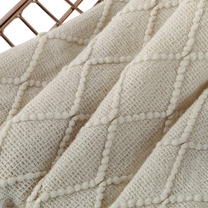 Chăn Ném Kết Cấu Rắn Mềm Sofa Couch Cover Trang Trí Chăn Dệt Kim - Product Image 4