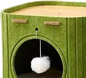 Modern Large Multi-layer All-season <b>Cat</b> Climbing Frame Felt Integrated <b>Scratching</b> <b>Board</b> Enclosed <b>Cat</b> House Tree Home Use - Product Image 4