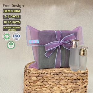 Wholesale Custom Recyclable Organza <b>Makeup</b> <b>Bags</b> Professional Women's Travel Cosmetics Storage <b>Bag</b> with Custom Logo - Product Image 3