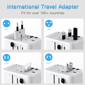 Worldplug All In One Adaptador de viaje Cargador <span class=keywords><strong>Universal</strong></span> Adaptador de viaje internacional con USB y tipo C - Product Image 3