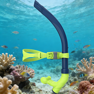 Equipo de <span class=keywords><strong>Buceo</strong></span> de Silicona Líquida, Snorkel de <span class=keywords><strong>Buceo</strong></span> con Parte Superior Seca, Tubo de Natación Transpirable para Exploración Submarina - Product Image 1