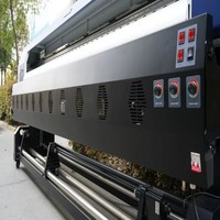 Imprimante éco-solvant Yinstar Xp600 I3200 3,2 m à 2 têtes d'impression pour publicité extérieure, autocollants vinyle et bannières flexibles