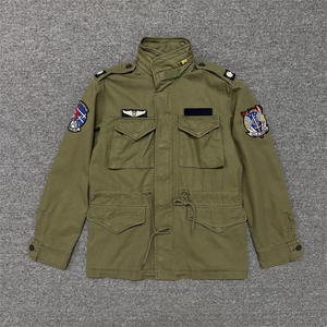 2025 OEM Wholesale Custom Retro Field <strong>Jacket</strong> <strong>Herringbone</strong> Distressed <strong>Jacket</strong> - Product Image 1