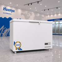 Réfrigérateur commercial en acier inoxydable, vente directe usine, congélateur coffre ouvert pour supermarché, congélateur profond