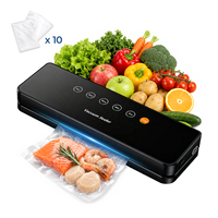 65kPa 120W 30cm 4L/min tuyau externe sec humide ecran LED menage machine sous vide soudeuse emballage alimentaire