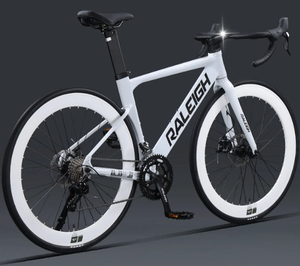 Bicicleta de carretera aerodinámica de 16 velocidades con manillar integrado y cables incorporados, frenos de disco hidráulicos, bicicleta para ciclismo - Product Image 6