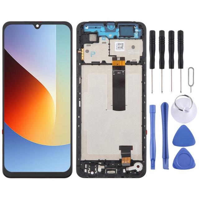 For Redmi A7 4G Original LCD Screen Digitizer Full Assembly with Frame Touch Display Replacement Screen