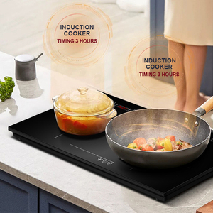 Appareil de cuisine intégré 110V/220V, cuisinière à <span class=keywords><strong>induction</strong></span> électrique à <span class=keywords><strong>2</strong></span> brûleurs, cuisinière infrarouge, <span class=keywords><strong>plaque</strong></span> de cuisson à <span class=keywords><strong>induction</strong></span> multiple - Product Image 3