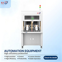 Robot de distribution de colle à vision guidée de type fermé à haute productivité, équipement de distribution automatique stable