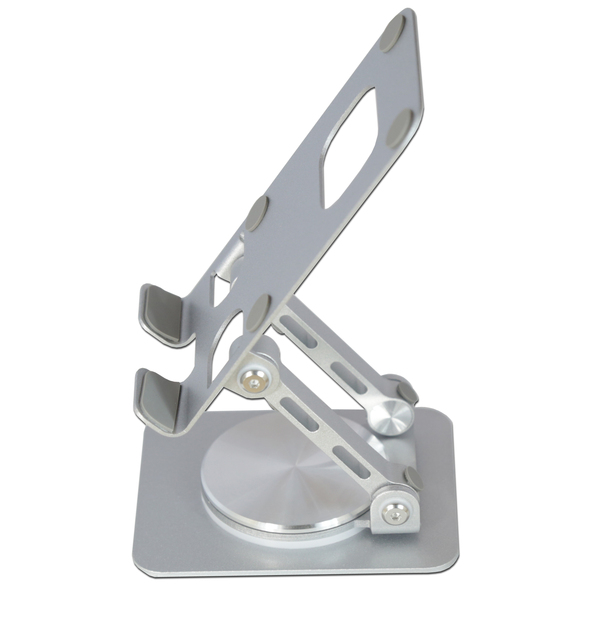 New Coming High Quality Foldable 360 Rotation Mobile Phone Holder Stand Aluminum Alloy Desktop Tablet Holder for ipad
