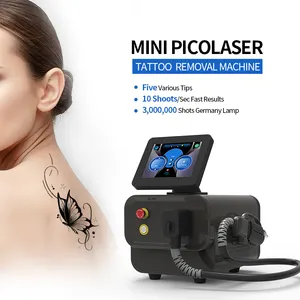 KES professionelle Laser-Tattoo-Entfernungsmaschine 532nm 755nm 1064nm 1320nm Pico-Lasermaschine tragbare Ausstattung