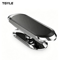 Support de téléphone magnétique pliable pour voiture, support de tableau de bord, support magnétique pour grille d'aération, compatible avec GPS, compatible avec iPhone