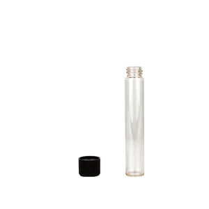 Tube à cigares en verre transparent de 115 mm et 120 mm, pot à fleurs en verre, tube à rouleaux résistant aux enfants avec bouchon de sécurité enfant - Product Image 4
