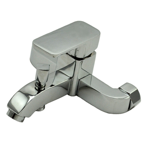 MCBKRPDIO Triple Crown <span class=keywords><strong>Prince</strong></span> Robinet de salle de bain Carré Split Gravity Baignoire de douche Eau chaude froide 1150 grammes Laiton Finition chromée Pluie - Product Image 6