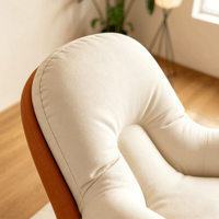 Fauteuil balançoire individuel en métal pour la maison, chaise longue paresseuse en fer, canapé balançoire, chaise à bascule