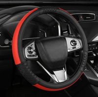 Harga Grosir Sarung Setir Kulit Mewah 4-Spoke untuk Mobil Mazda Populer Ukuran 15 Inch