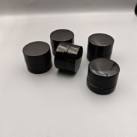 Bocaux en verre noir de 5 ml et 9 ml résistants aux UV pour concentrés de fleurs, avec couvercles de sécurité enfant