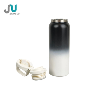 Gourde isotherme pop-up One Touch 500 ml en acier inoxydable 316 avec filtre à thé, pour voiture, coffrets cadeaux d'affaires, cadeaux d'entreprise, pack personnalisé - Product Image 4
