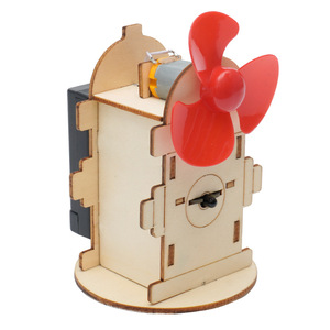 ألعاب خشبية تصنعها بنفسك مخصصة لهب مروحة حث مجموعة تجارب علمية مجموعات جذع للأطفال تعليمية - Product Image 1