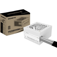 Alimentation PC de bureau gaming GIGABYTE P650SS ICE 650W 80 Plus Silver ATX, PFC actif, MTBF 100k heures, ventilateur HYB 120mm, stock usine, vente en gros