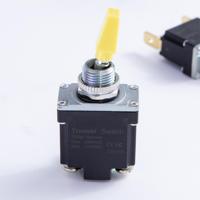 Interruptor de Palanca Impermeable TOOWEI 10A 15A Encendido/Apagado IP68 de Latón Amarillo con Bloqueo para AWP
