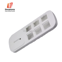 Multiprise universelle personnalisable à 6 voies avec ports USB, en plastique ABS, anti-poussière, étanche, prise intelligente industrielle, coque OEM HH