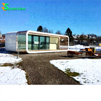 Factory Direct 20ft & 40ft Maison de conteneur extensible Maison de navire à nacelle coulissante avec cuisine pour glamping ou studio