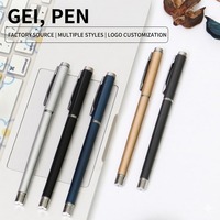 Pulpen Gel Logam Logo Kustom 0.5mm - Hadiah Kantor & Perusahaan - Margin Keuntungan Tinggi untuk Pengecer