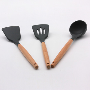 Pelle à sable en bois pour enfants, jouets de plage, en hêtre, noyer et frêne, pour les 2 à 4 ans, unisexe, outil de cuisine simulé - Product Image 1
