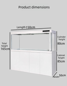 Moderne 10W Luxe Led-Verlichtingssysteem Grote Capaciteit Glazen Rif <span class=keywords><strong>Aquarium</strong></span> Exotische Vissen Kleurrijke Koralen Voor Woonkamer Badkamer Slaapkamer - Product Image 6