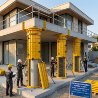 Moule personnalisé en ABS haute résistance pour colonne romaine, coffrage pour balustre en béton, pour décoration extérieure