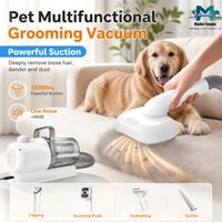 Kit de toilettage pour animaux de compagnie - Brosse, tondeuse électrique portable avec lames sûres et fiables
