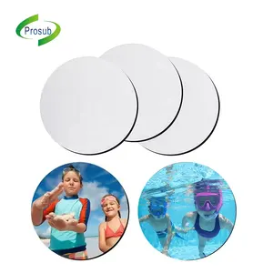 Prosub Round Mouse Mat Blank Sublimation Printing 3mm 5mm Rubber Customized Logo Sublimation Mouse Pads