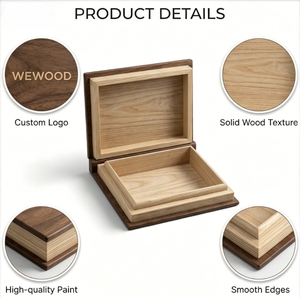 Vietnam New design Book style Wooden Box Handmade Wooden Cigar Humidor box Wooden Cigar Desktop Box for 20 Cigars - Product Image 6