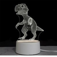 USB Rotation Projection Cristal Télécommande Décoratif Fantaisie Illusion Lampe Vague Motif Ambiant Veilleuse