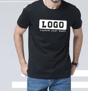 Men's Gift Advertising 140 Gsm T-shirt Promotional Custom TShirts 50/50 60 40 Cotton Poly Blend 65 Polyester 35 Cotton T Shirt
