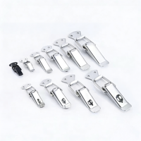Boucles de fermeture à ressort en acier inoxydable et acier au carbone, usinées CNC / par emboutissage, pour grille de ruche, ressort de boîte, sac à bec de canard