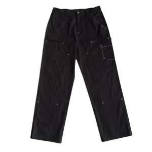 OEM-pantalones de trabajo Cargo para hombre, pantalón informal para exteriores, ocio, carpintero de doble rodilla, nueva moda al por mayor