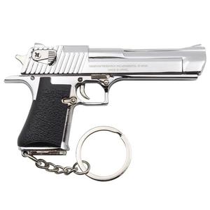 1:3 in lega di zinco <span class=keywords><strong>Desert</strong></span> <span class=keywords><strong>Eagle</strong></span> Full Gun portachiavi in metallo Mini pistola modello portachiavi giocattolo - Product Image 1