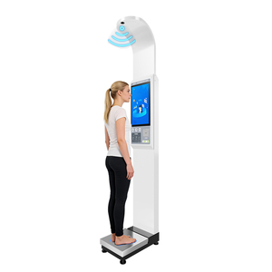 Balance de poids et de taille Minter avec écran de 18,5 pouces, IMC, analyse de la graisse corporelle, rapport d'impression et reçu pour clinique, pharmacie, centre de remise en forme - Product Image 5