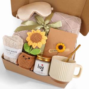 Paquete de Regalo para Pensar en Ti, Regalos de Recuperación, Canasta de Regalo Relajante para el Cuidado Personal para Mujeres, Amigas, Mamá, Hermana, Abuela - Product Image 1