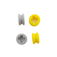 Buje de Eje Sólido de ABS 1/2, Bloques de Construcción MOC Multicolor de Venta Caliente, Piezas de Repuesto para Ensamblaje de Modelos No.32123