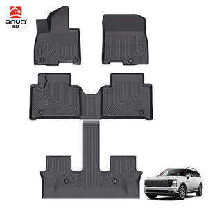 Alfombrillas 3D TPE para Coche, para Todo Clima, para Hyundai Palisade <span class=keywords><strong>Hybrid</strong></span> 2026, 7 y 8 Plazas, Alfombrillas de Invierno - Product Image 1