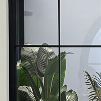 Ventanas Fijas de Aluminio con Doble Acristalamiento Personalizadas, Diseño Arqueado Moderno con Marco de Aleación, Ventanas de Aluminio para Cocina