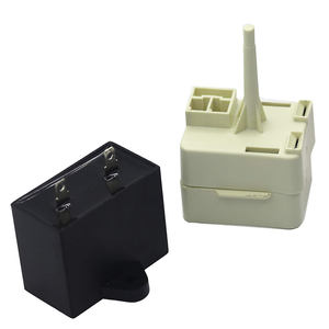 Relé <span class=keywords><strong>de</strong></span> Arranque del Compresor del Refrigerador W10613606, Condensador Compatible con Refrigeradores <span class=keywords><strong>Whirlpool</strong></span> W10416065 PS8746522 67003186 - Product Image 1