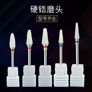 Têtes de meulage en zircone, forme conique, blanches, accessoires de perceuse dentaire pour le polissage de la porcelaine - Product Image 4