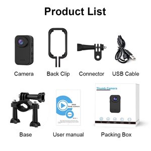 พร้อมส่ง กล้อง WiFi หน้าจอ 4K ขนาดเล็ก สำหรับบันทึกวิดีโอบล็อก การเดินทาง และกีฬา - Product Image 4